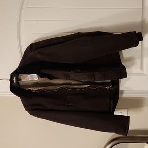 Mens Carhartt Coat with detachable hood sz L